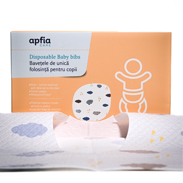Apfia Care Bavete de unica folosinta pentru copii 10 bucati