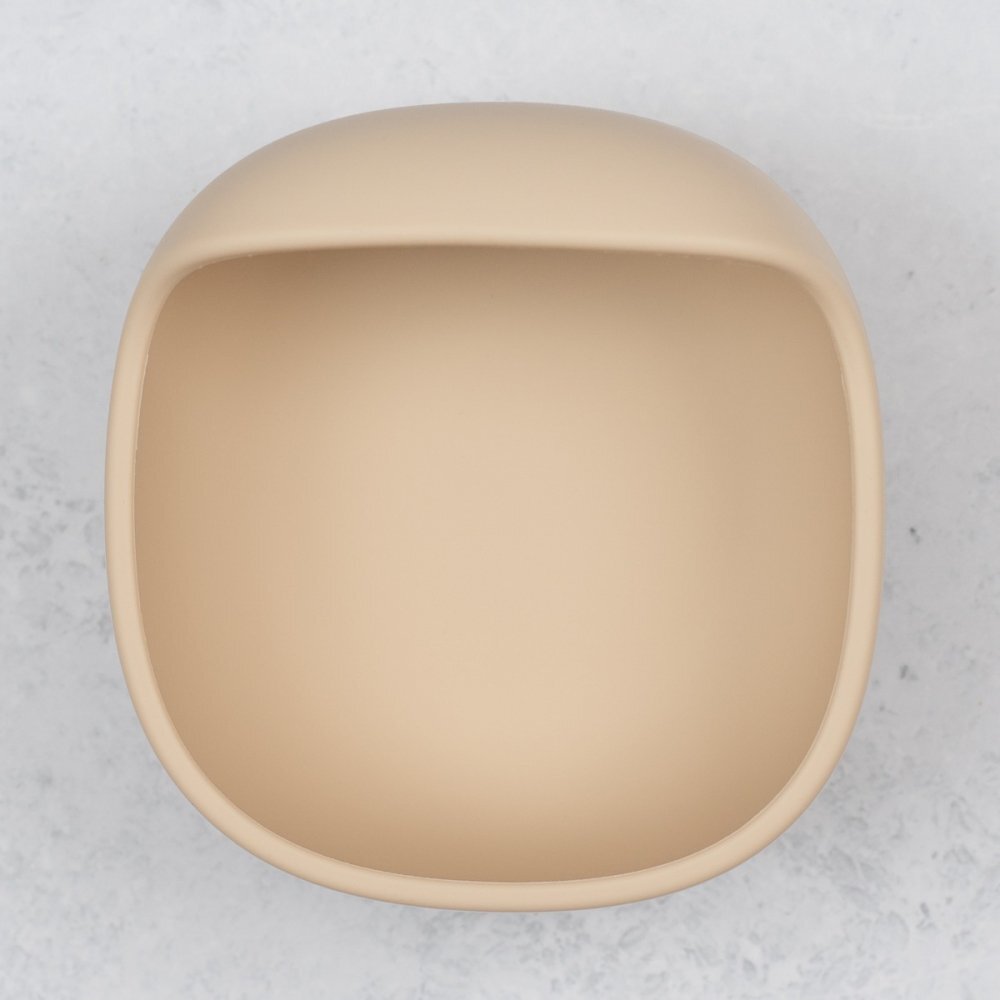 APPEKIDS Bol din silicon cu ventuza Classic Bubble Beige