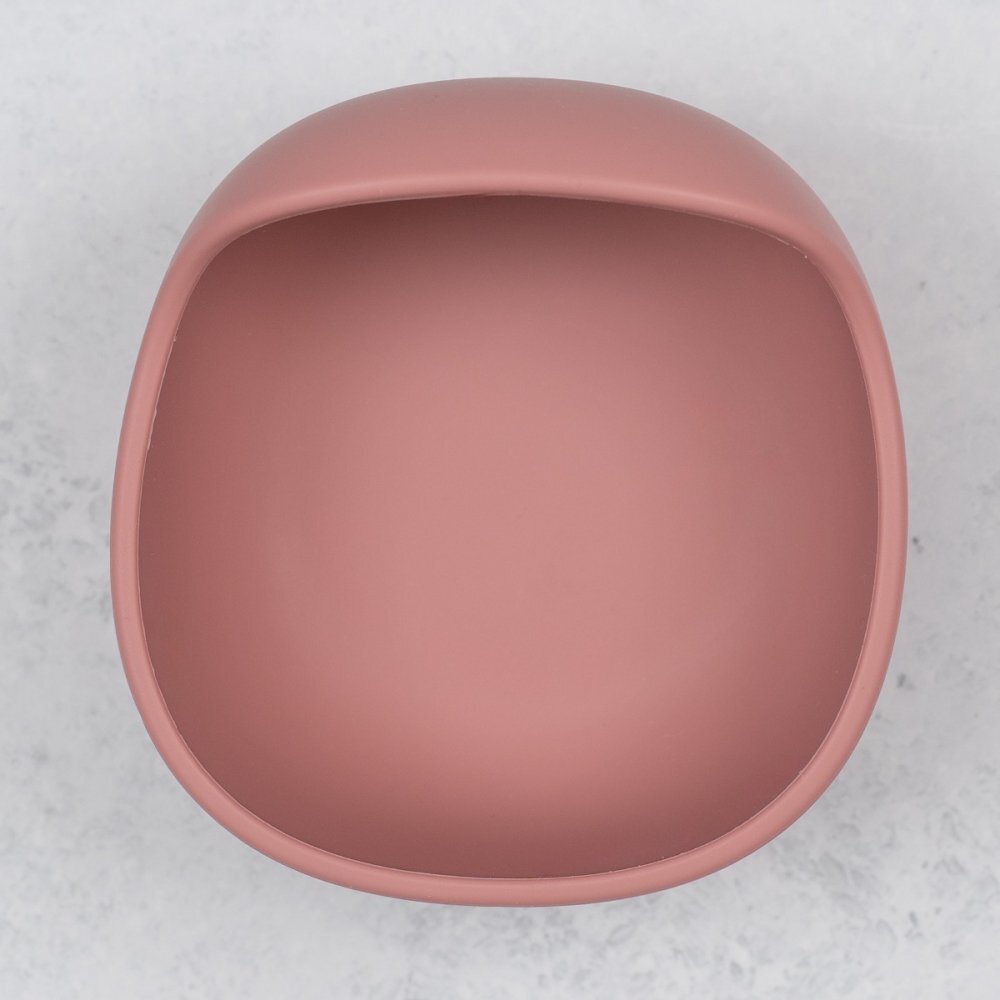 APPEKIDS Bol din silicon cu ventuza Classic Old Rose