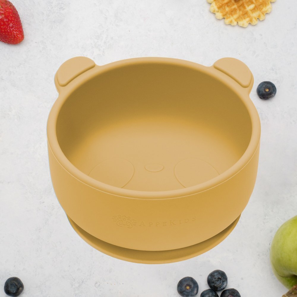 APPEKIDS Bol din silicon cu ventuza The Little Bear Honey