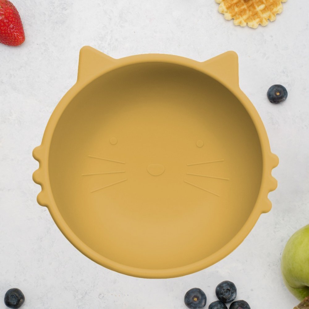APPEKIDS Bol din silicon Kitty I Honey