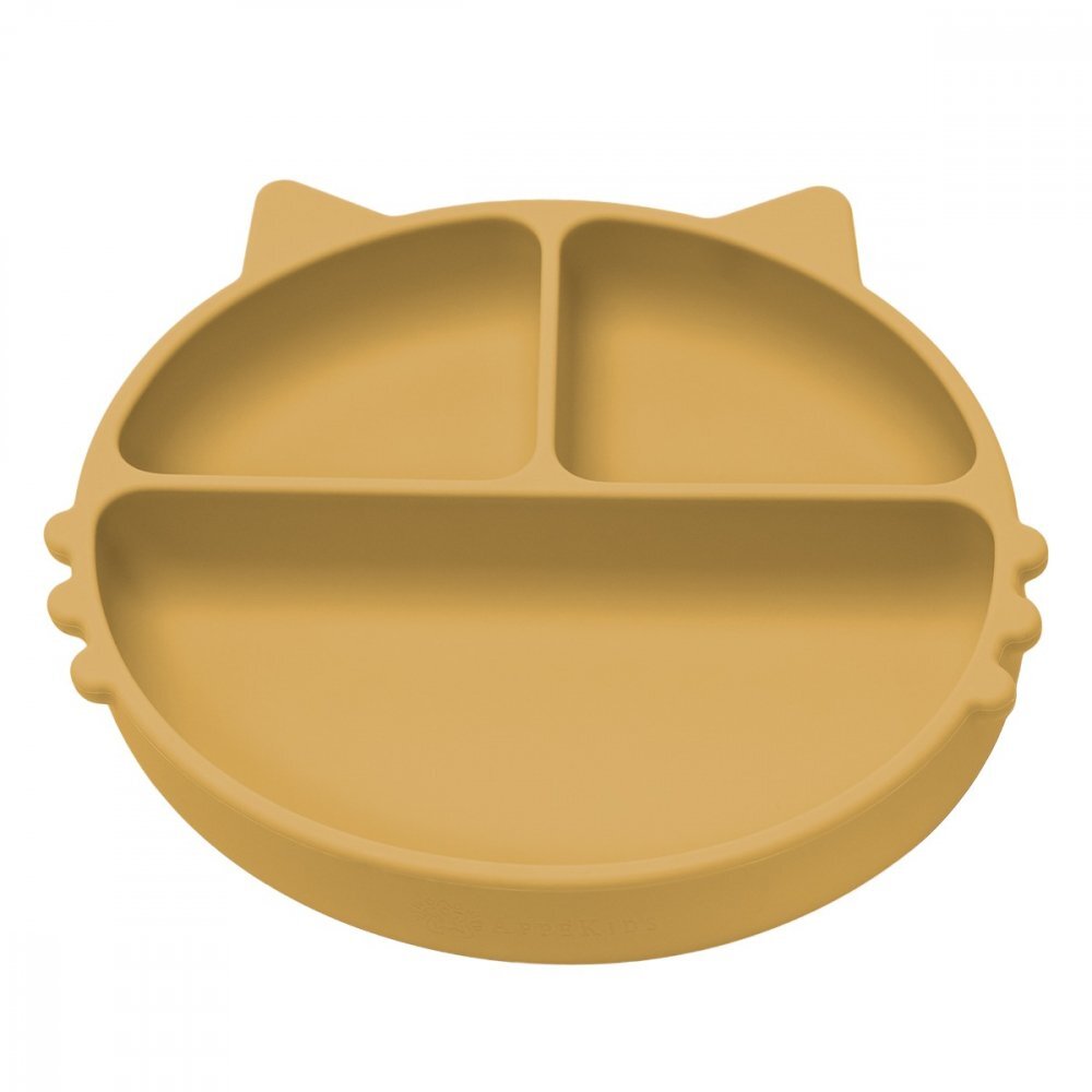 APPEKIDS Farfurie compartimentata din silicon cu ventuza Kitty Honey