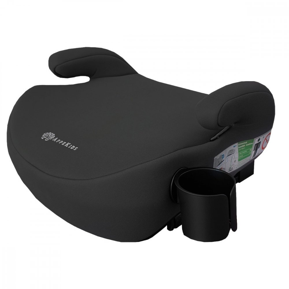 APPEKIDS Inaltator auto pentru copii Junior Black i-Size cu isofix 125-150 cm