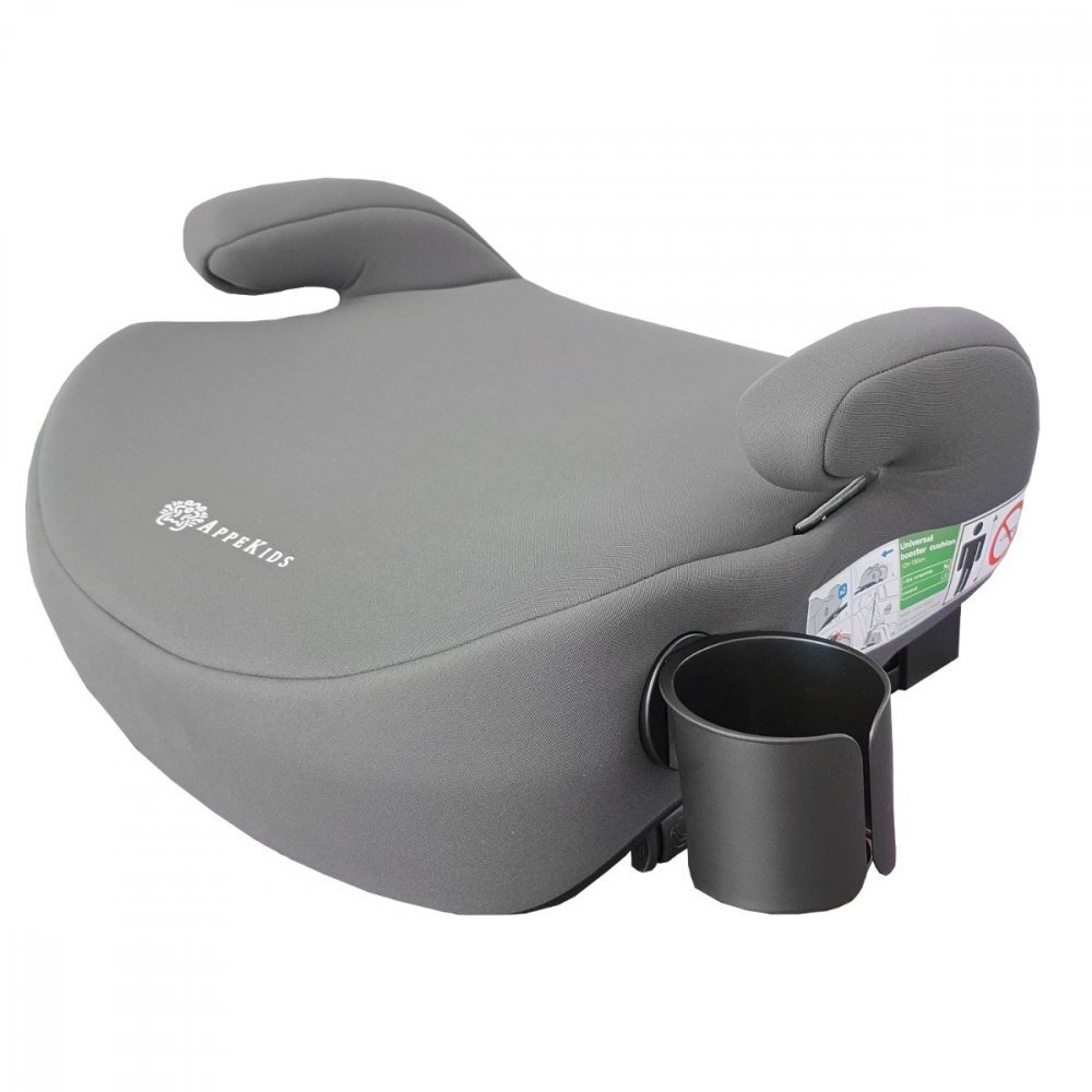 APPEKIDS Inaltator auto pentru copii Junior Grey i-Size cu isofix 125-150 cm