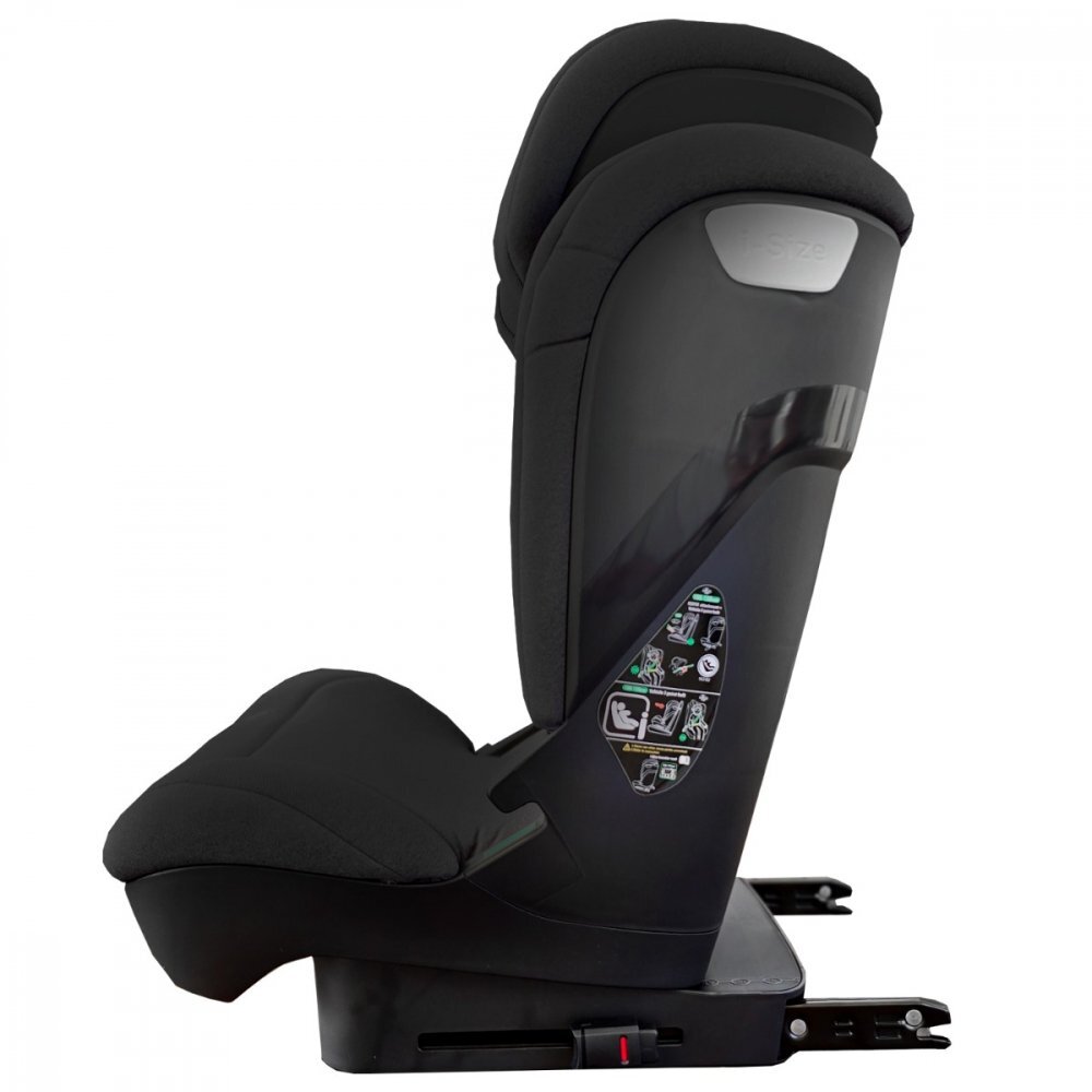 APPEKIDS Scaun auto pentru copii Q-Fix Black i-size 100-150 cm spatar reglabil teriera ajustabila SPS