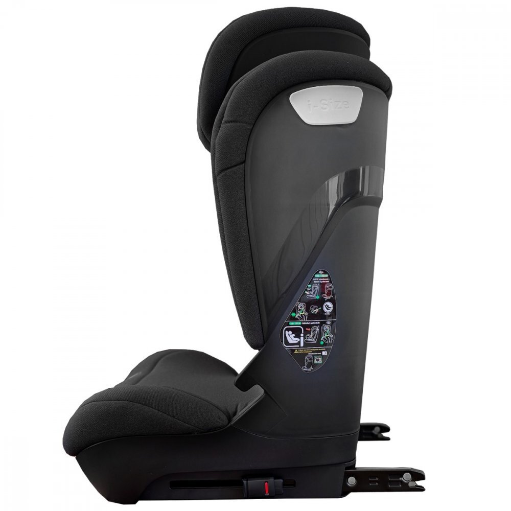 APPEKIDS Scaun auto pentru copii Q-Fix Black i-size 100-150 cm spatar reglabil teriera ajustabila SPS