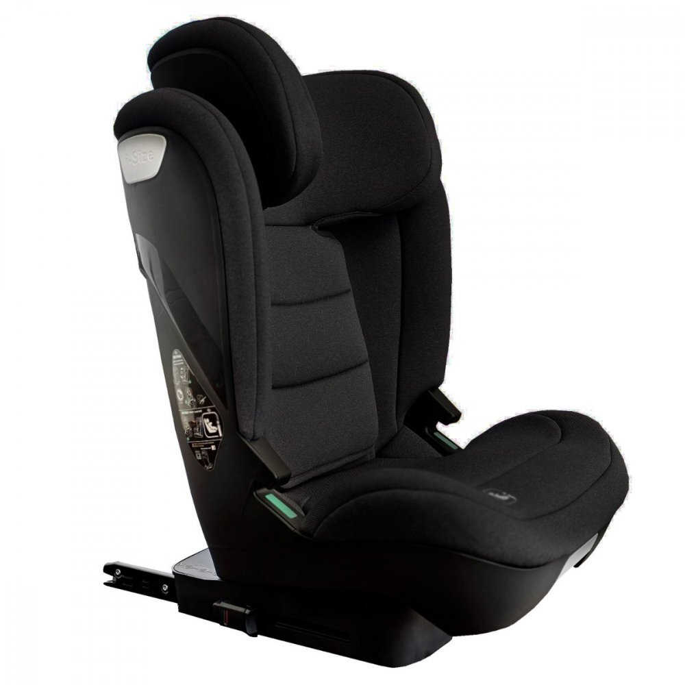 APPEKIDS Scaun auto pentru copii Q-Fix Black i-size 100-150 cm spatar reglabil teriera ajustabila SPS