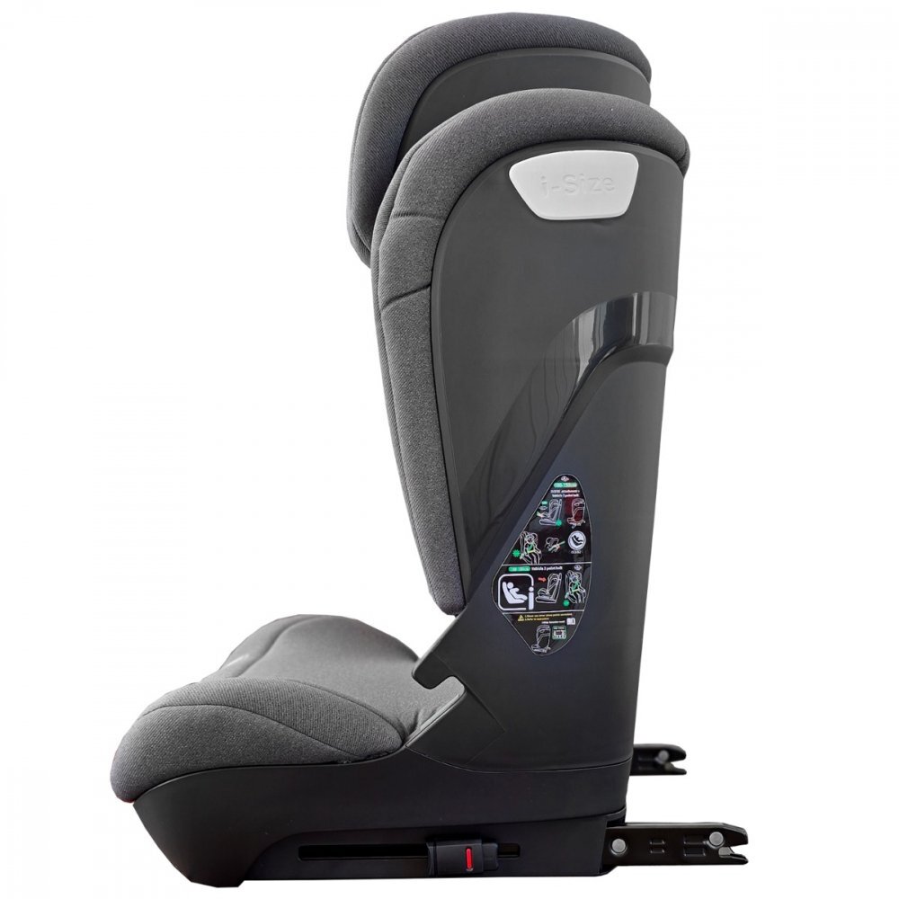 APPEKIDS Scaun auto pentru copii Q-Fix Grey i-size 100-150 cm spatar reglabil teriera ajustabila SPS
