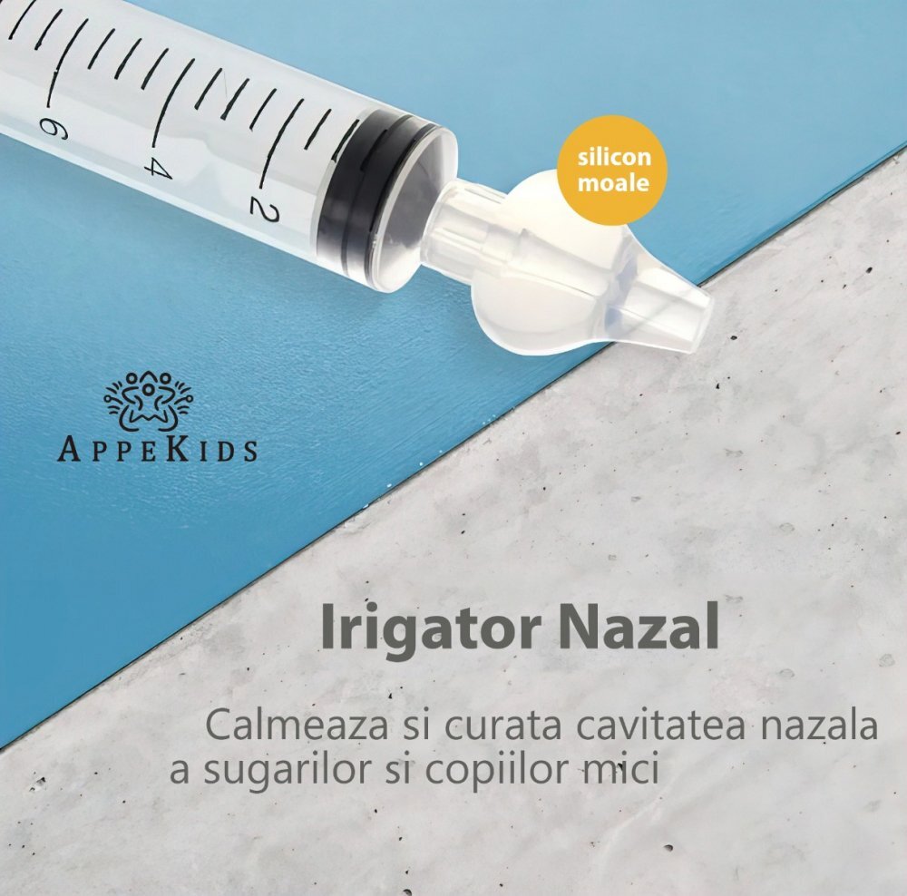 APPEKIDS Set 2 seringi pentru lavaj nazal 10ml 4 luni+