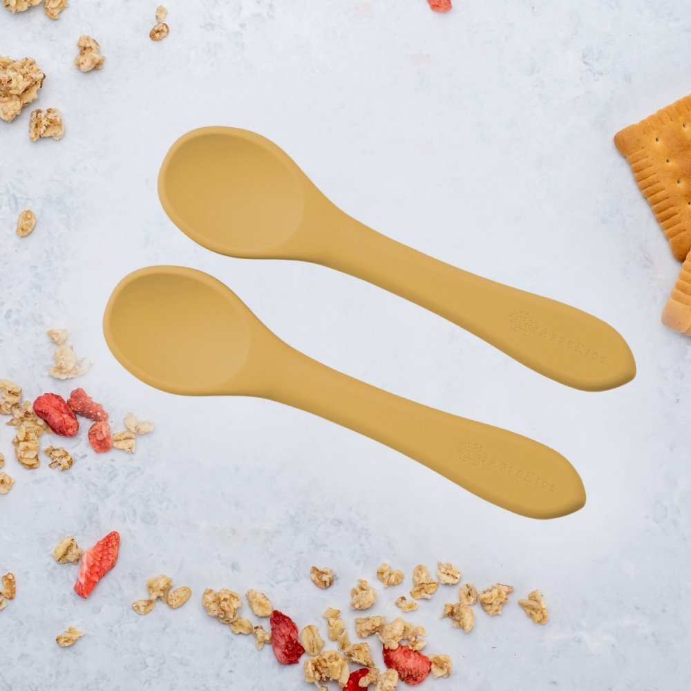 APPEKIDS Set lingurite din silicon Honey