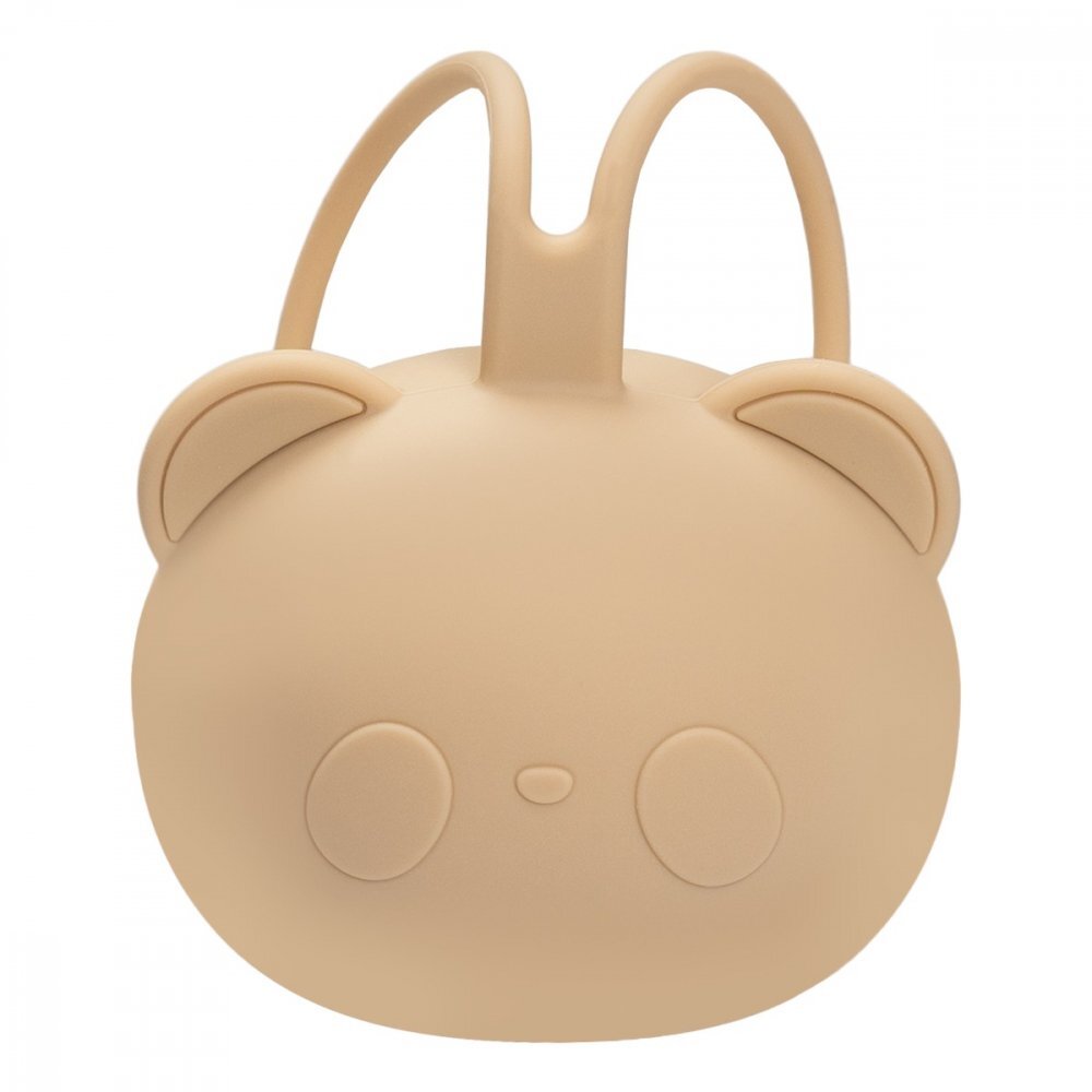 APPEKIDS Suport pentru suzeta din silicon The Little Bear Bubble Beige