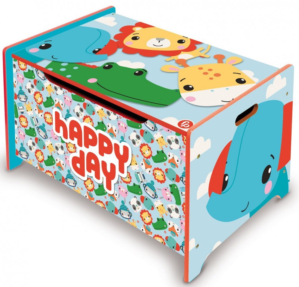 Arditex Ladita din lemn pentru depozitare jucarii Fisher Price Happy Day