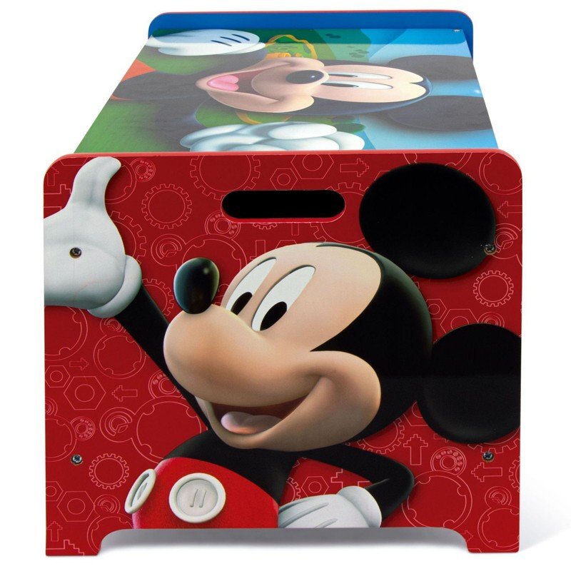 Arditex Ladita din lemn pentru depozitare jucarii Mickey Mouse