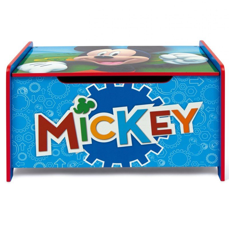 Arditex Ladita din lemn pentru depozitare jucarii Mickey Mouse