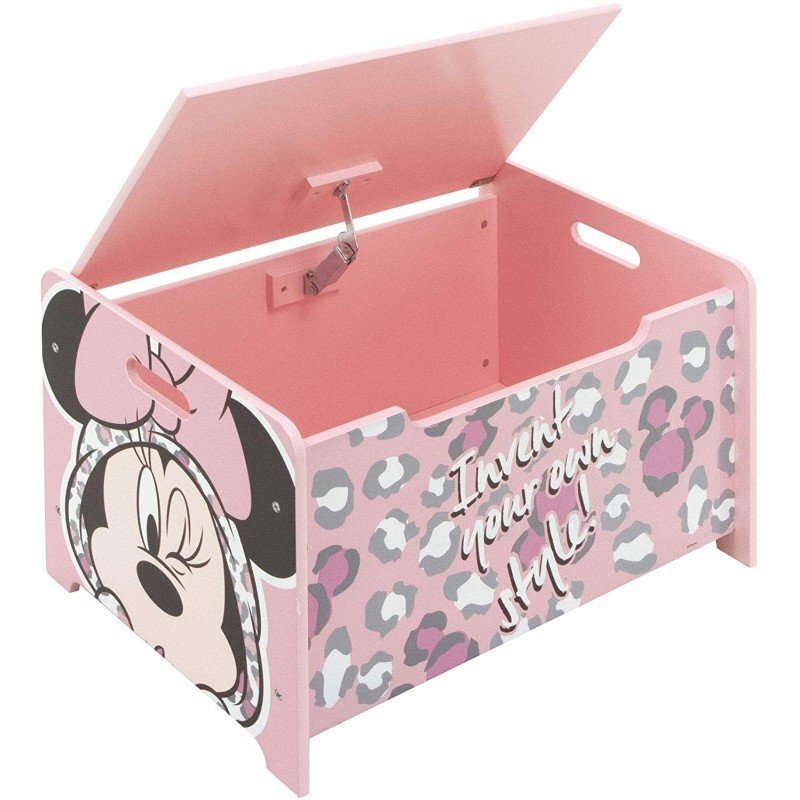 Arditex Ladita din lemn pentru depozitare jucarii Minnie Mouse