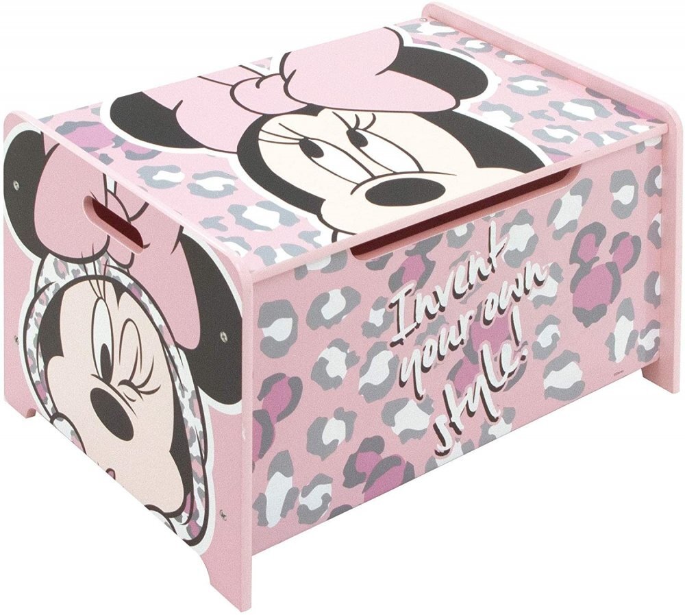 Arditex Ladita din lemn pentru depozitare jucarii Minnie Mouse