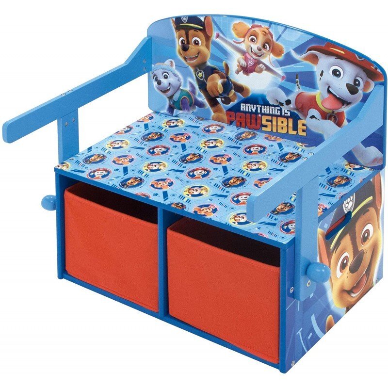 Arditex Mobilier 2 in 1 pentru depozitare jucarii Paw Patrol