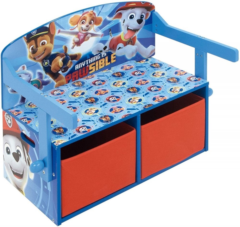 Arditex Mobilier 2 in 1 pentru depozitare jucarii Paw Patrol