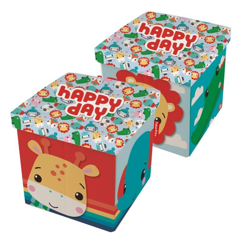 Arditex Taburet pentru depozitare jucarii Fisher Price Happy Day