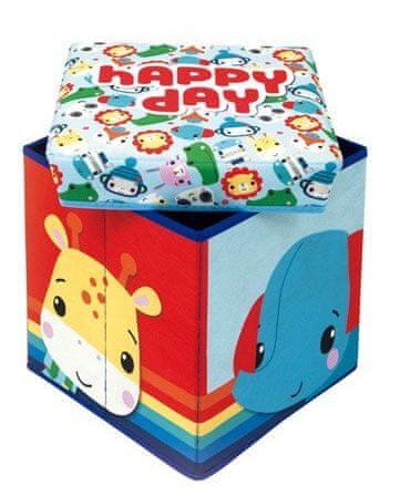 Arditex Taburet pentru depozitare jucarii Fisher Price Happy Day