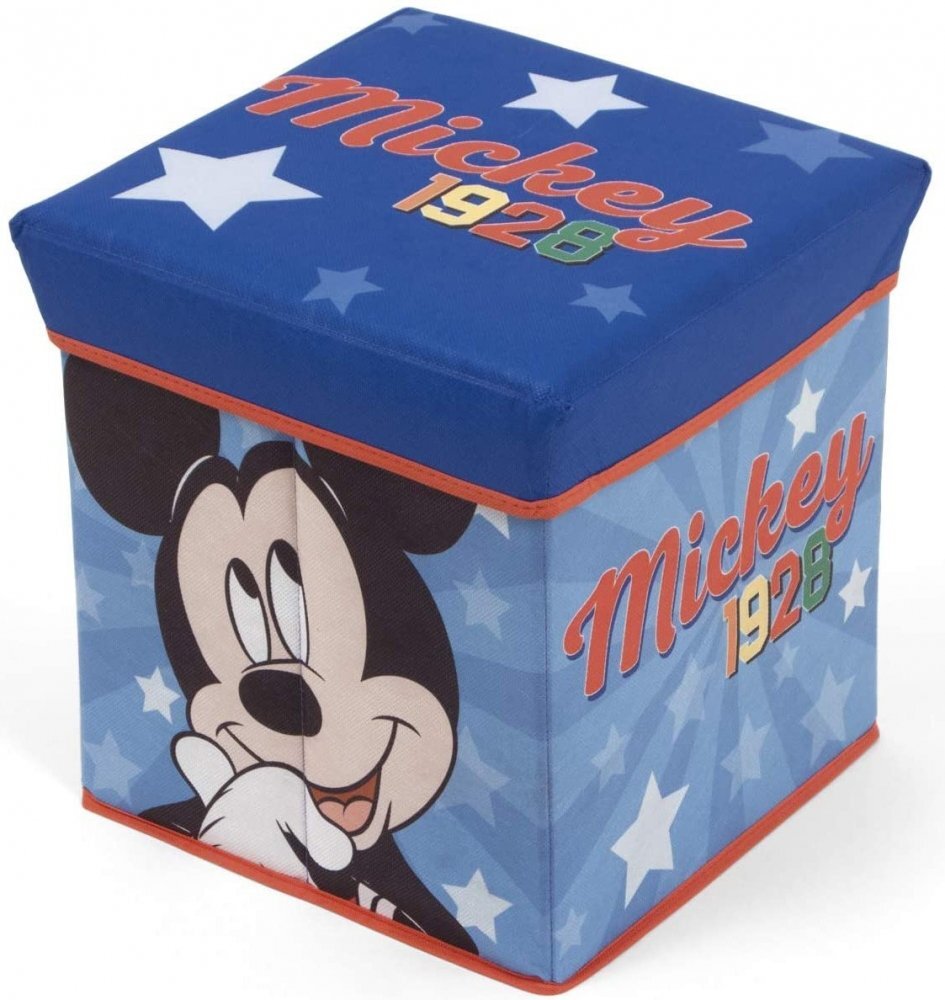 Arditex Taburet pentru depozitare jucarii Mickey Mouse