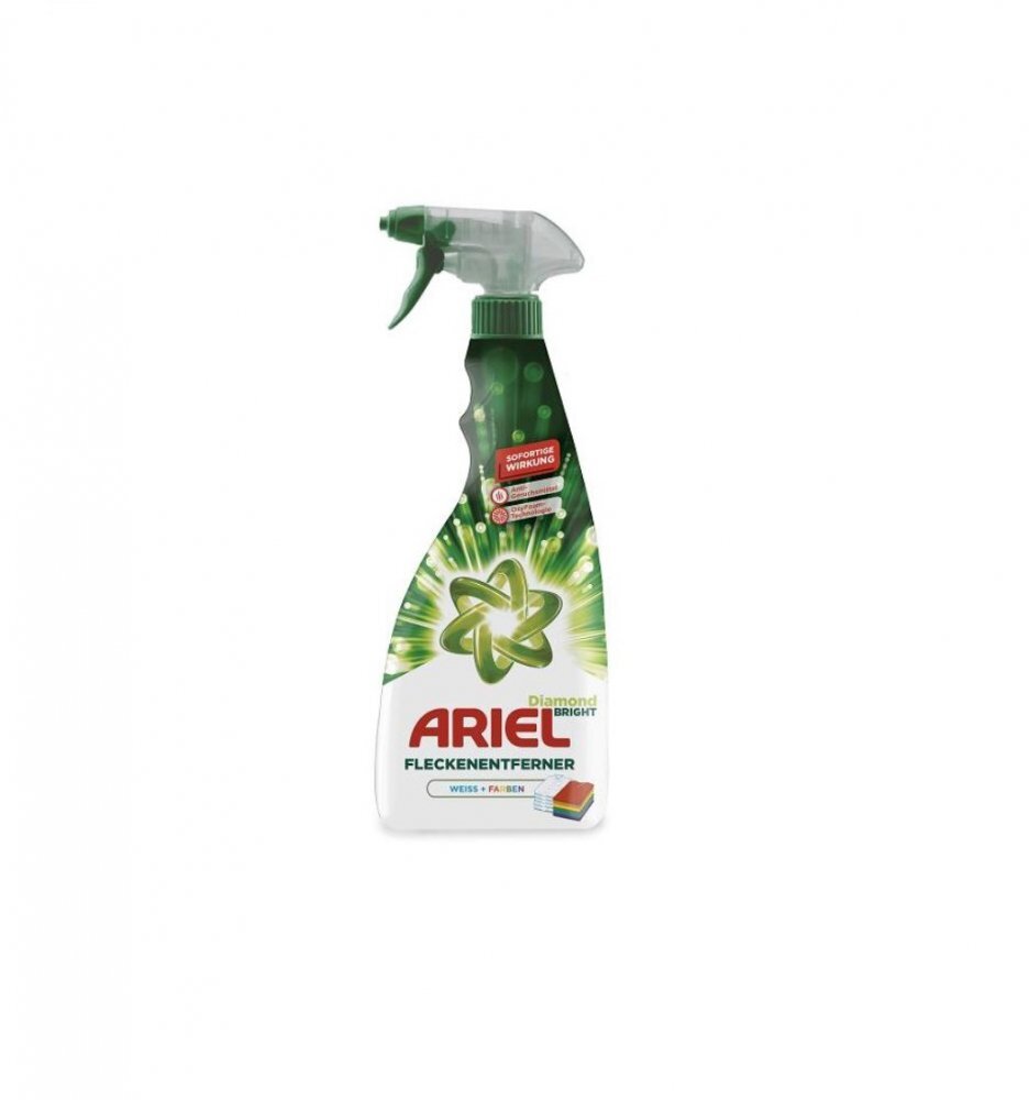 ARIEL Spray pentru indepartarea petelor Diamond Bright rufe albe + colorate 750ml