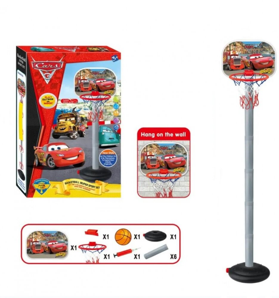 Armtoys Cos de baschet pentru copii Disney Cars