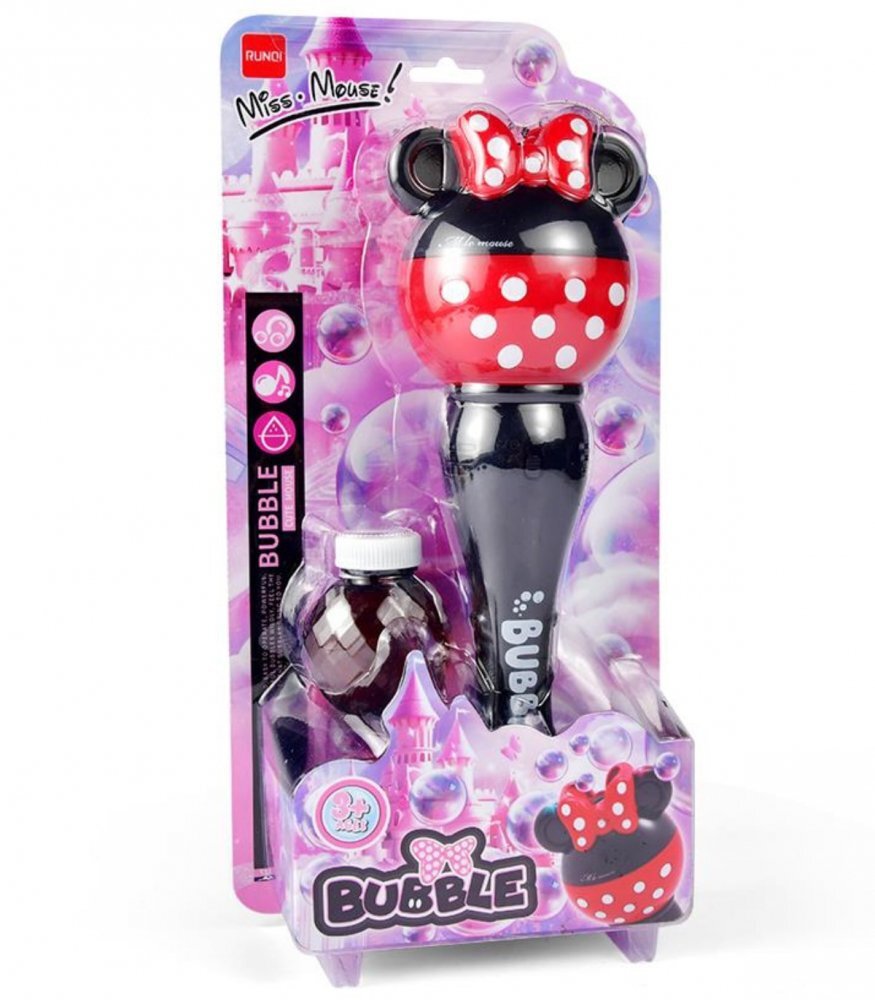 Armtoys Jucarie cu solutie pentru baloane de sapun microfon Mini Mouse