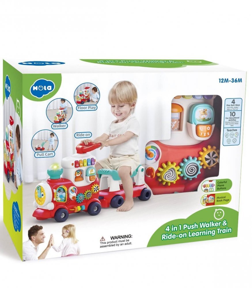 Armtoys Masinuta pentru copii Ride-On Locomotiva multifunctionala
