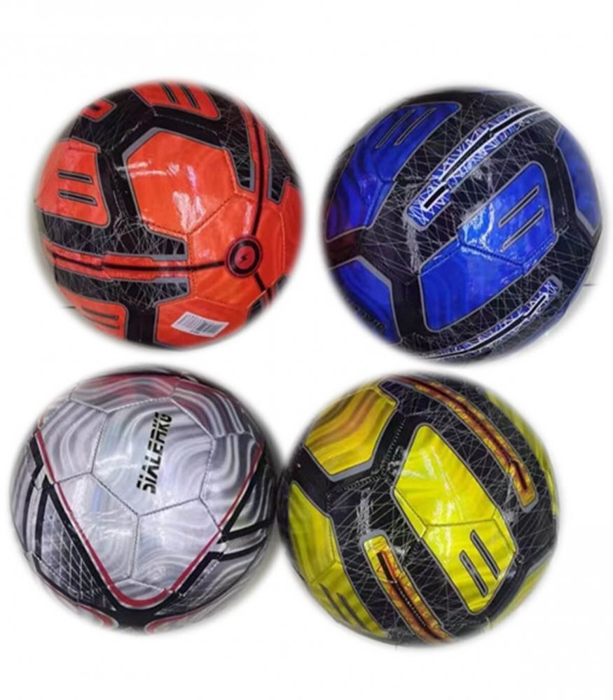 Armtoys Minge de fotbal colorata din piele ecologica lucioasa
