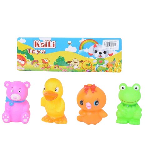 Armtoys Set 4 jucarii de baie animalute din cauciuc