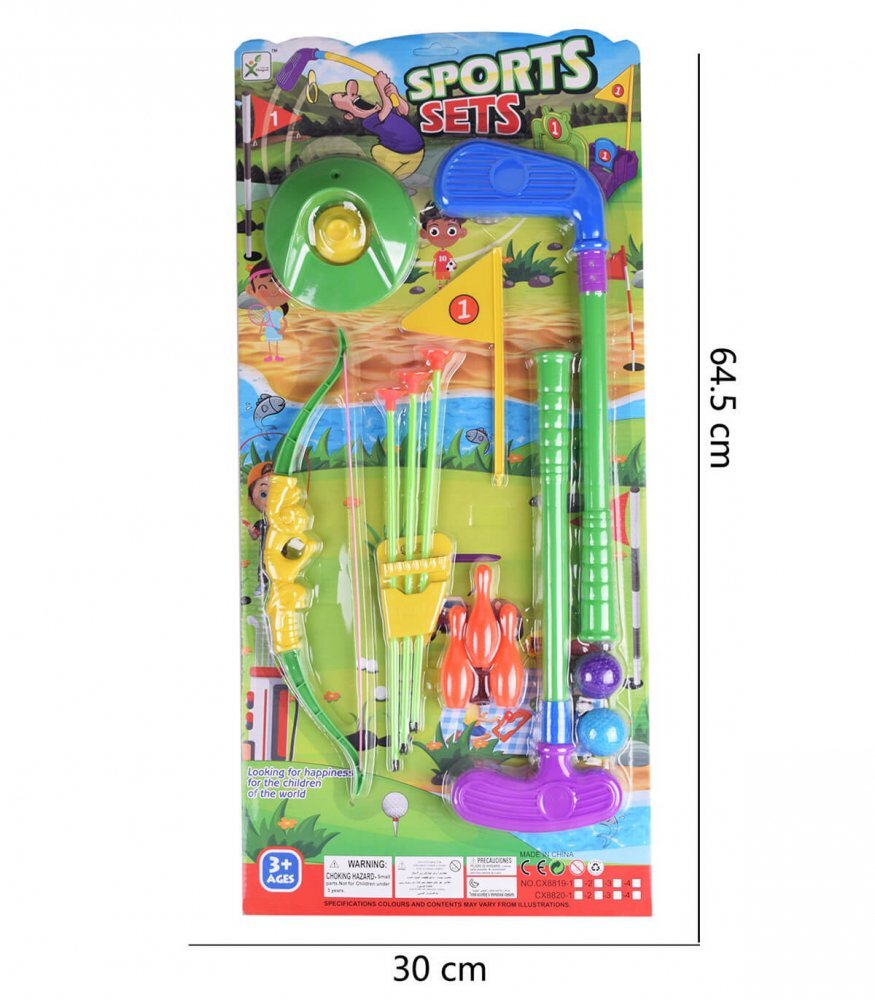 Armtoys Set de golf si set cu arc si sageti pentru copii