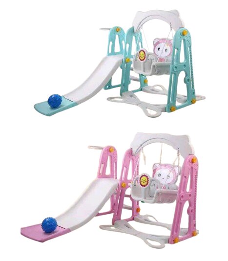 Armtoys Spatiu de joaca pentru copii cu tobogan si leagan