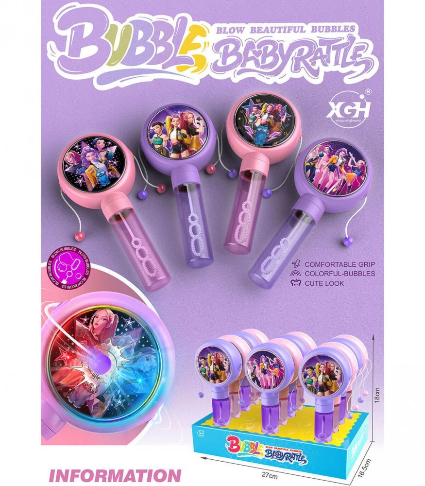 Armtoys Stick luminos pentru baloane de sapun si mini toba K-Pop