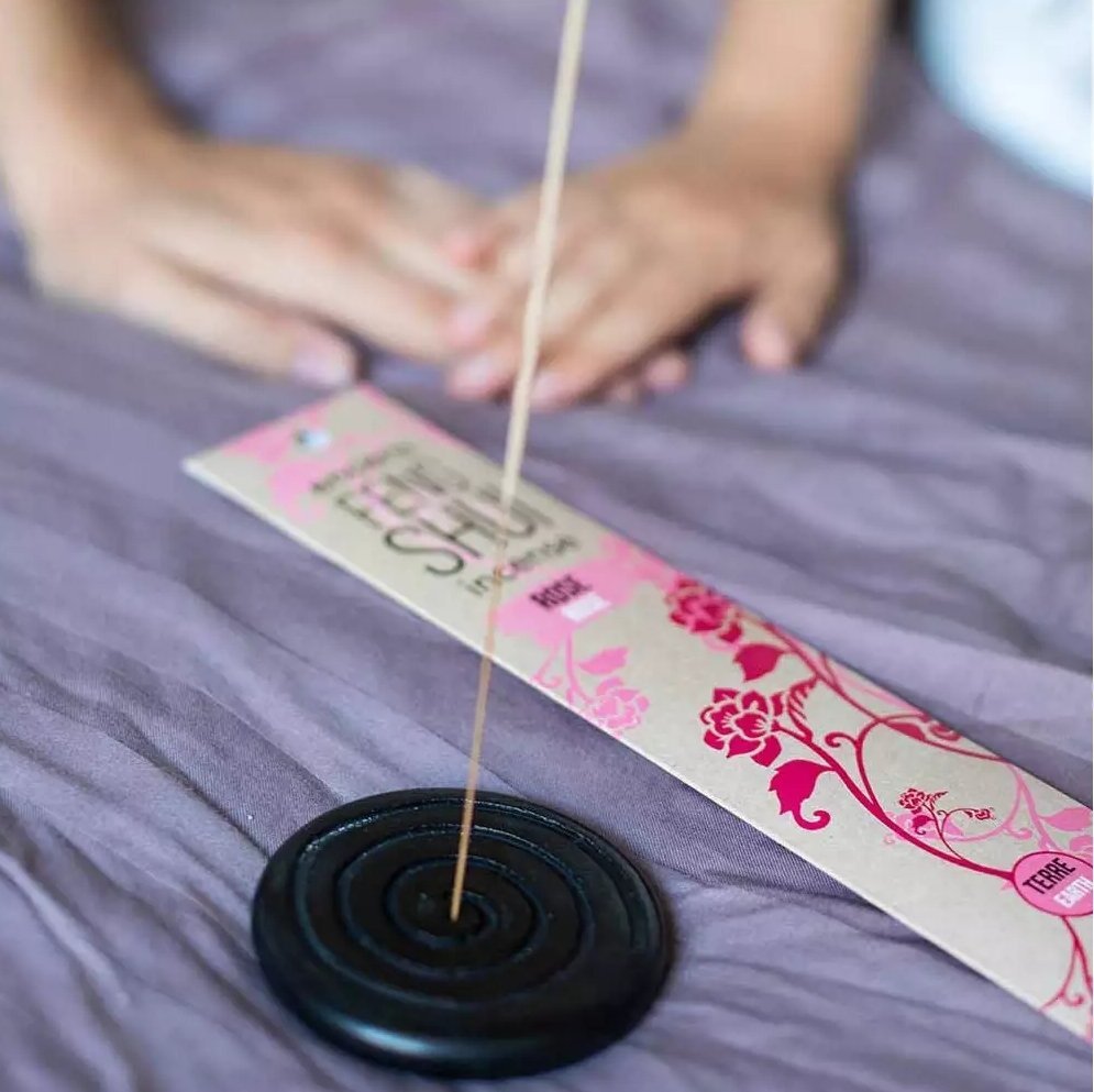 Aromandise Betisoare parfumate Feng Shui trandafir element Pamant
