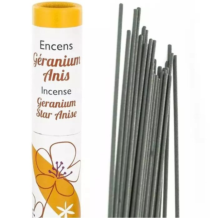 Aromandise Betisoare parfumate naturale japoneze anason stelat si geraniu 30 buc