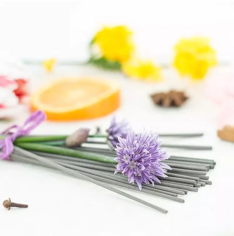 Aromandise Betisoare parfumate naturale japoneze patchouli si geraniu 30 buc