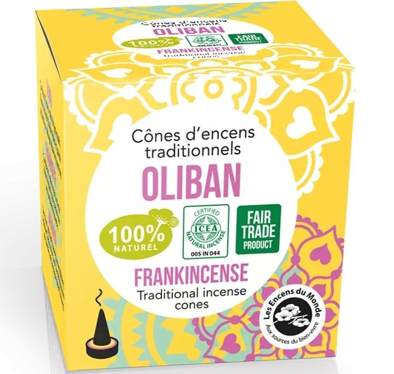 Aromandise Conuri parfumate naturale indiene tamaie 12 bucati