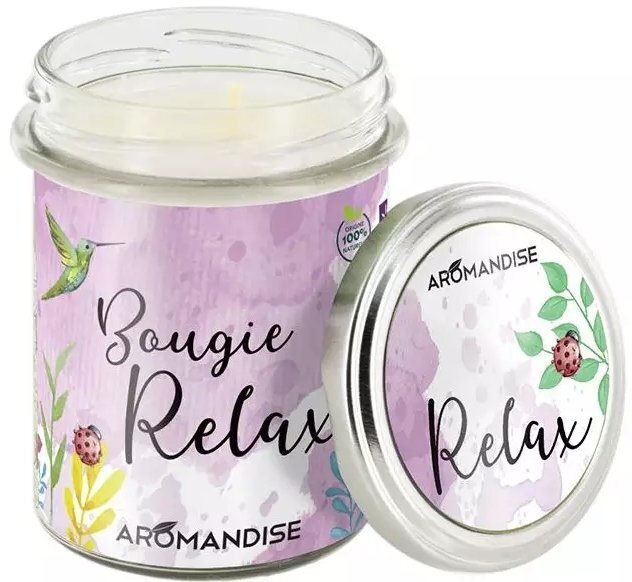 Aromandise Lumanare parfumata naturala Relax vegana 150g