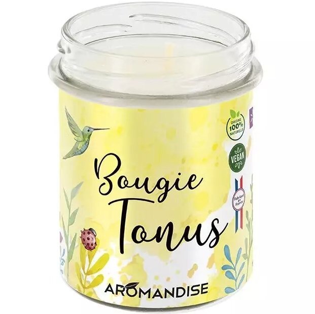 Aromandise Lumanare parfumata naturala Tonus vegana 150g
