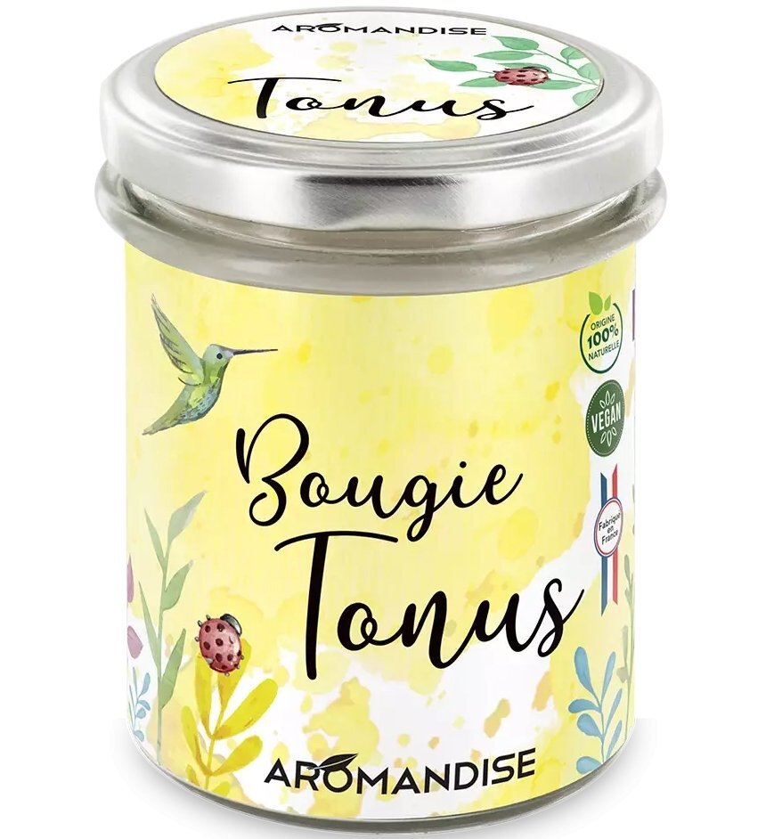 Aromandise Lumanare parfumata naturala Tonus vegana 150g