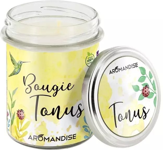 Aromandise Lumanare parfumata naturala Tonus vegana 150g