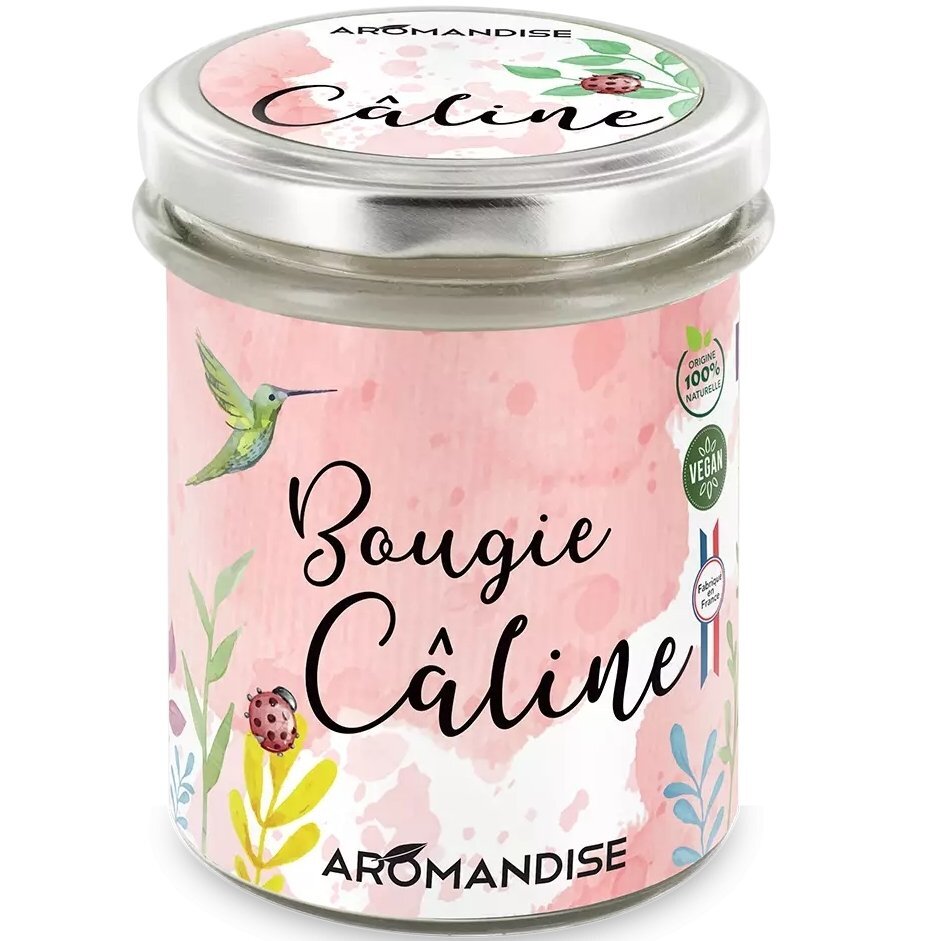 Aromandise Lumanare parfumata naturala vegana Caline imbratisare 150g