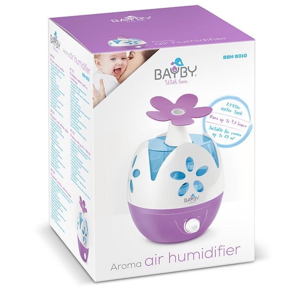 ARTI Umidificator cu ultrasunete Bayby BBH 8080 cromoterapie si aromaterapie led fara filtre floare