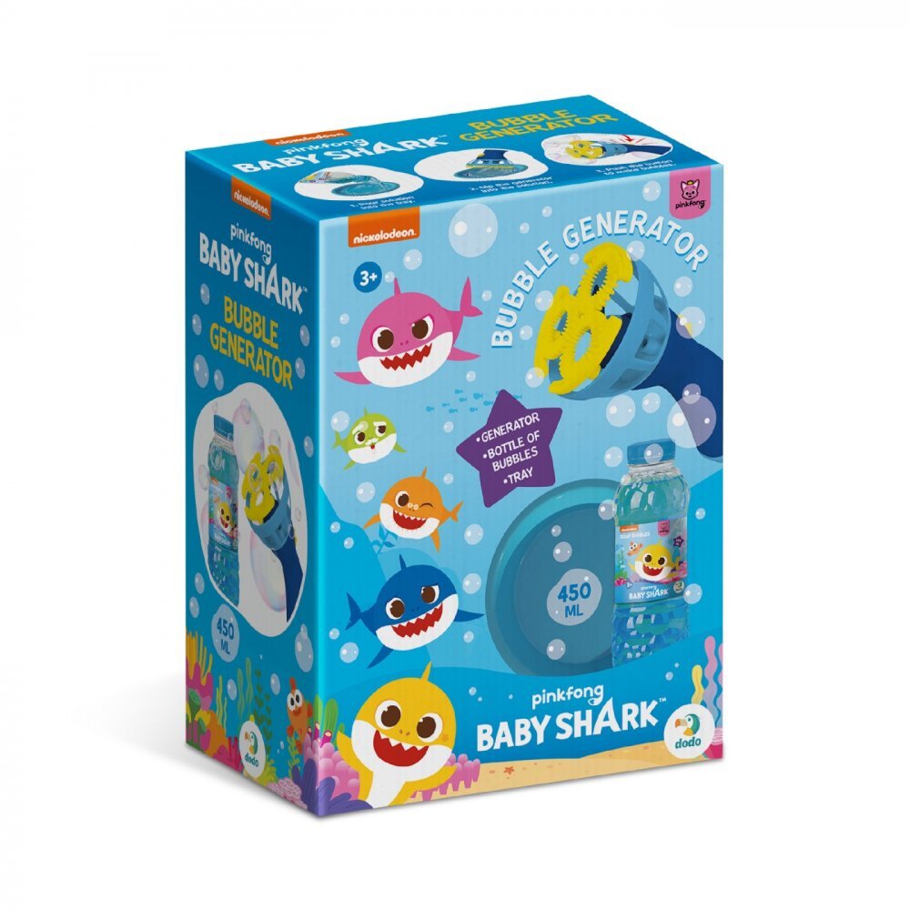 AS Set baloane de sapun cu generator Baby Shark 450 ml