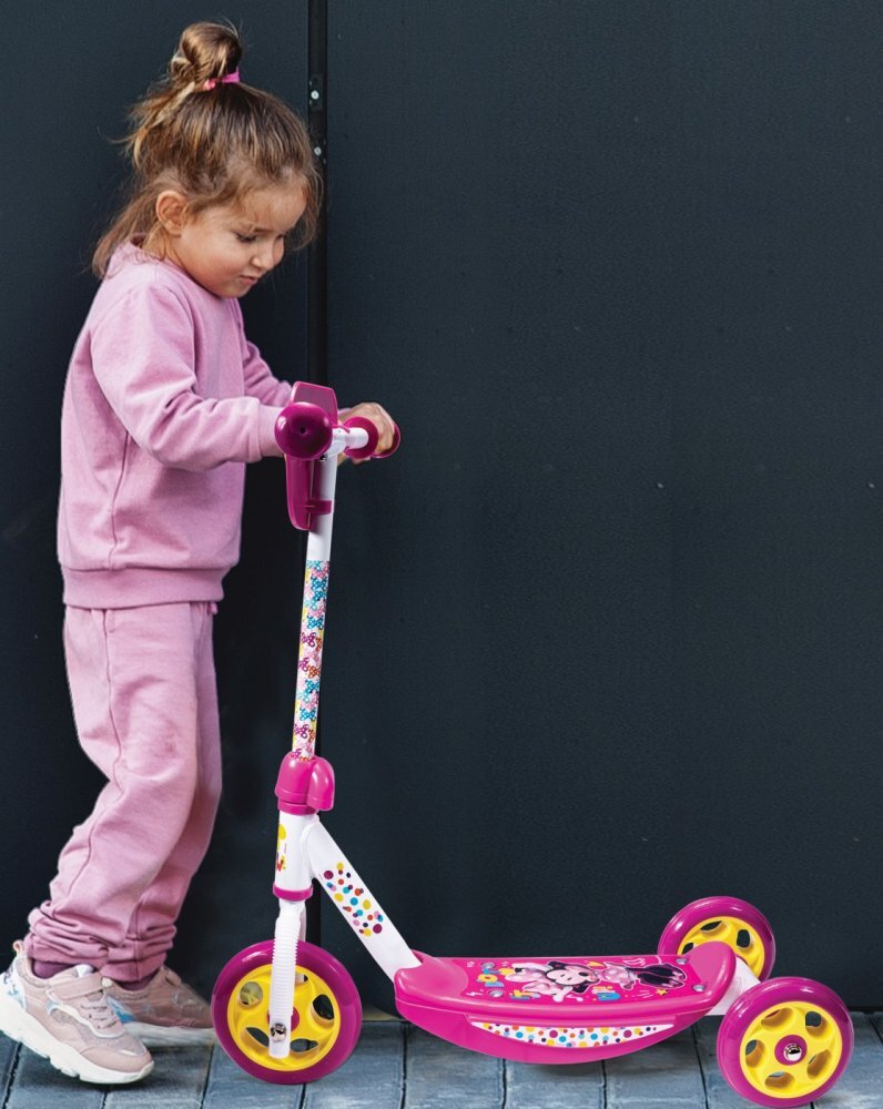 AS Trotineta cu 3 roti Minnie ghidon reglabil greutate admisa 20 kg