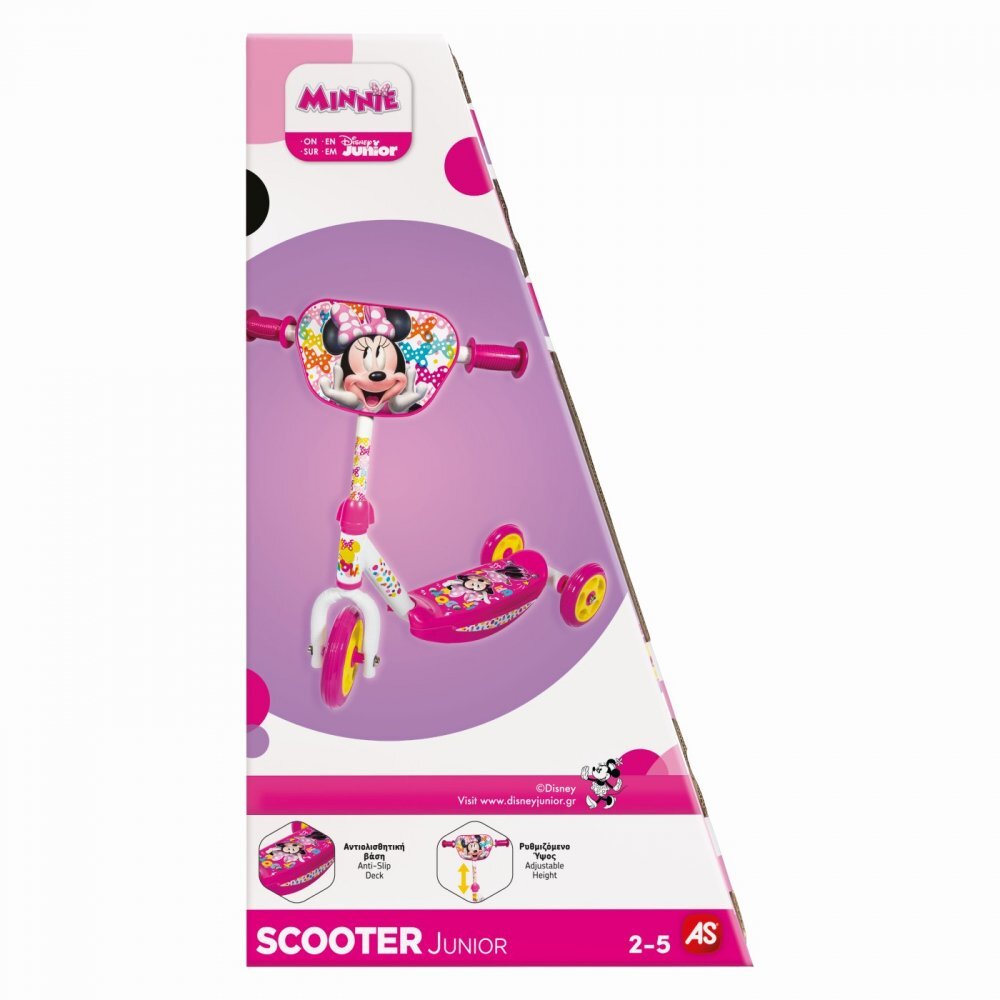 AS Trotineta cu 3 roti Minnie ghidon reglabil greutate admisa 20 kg