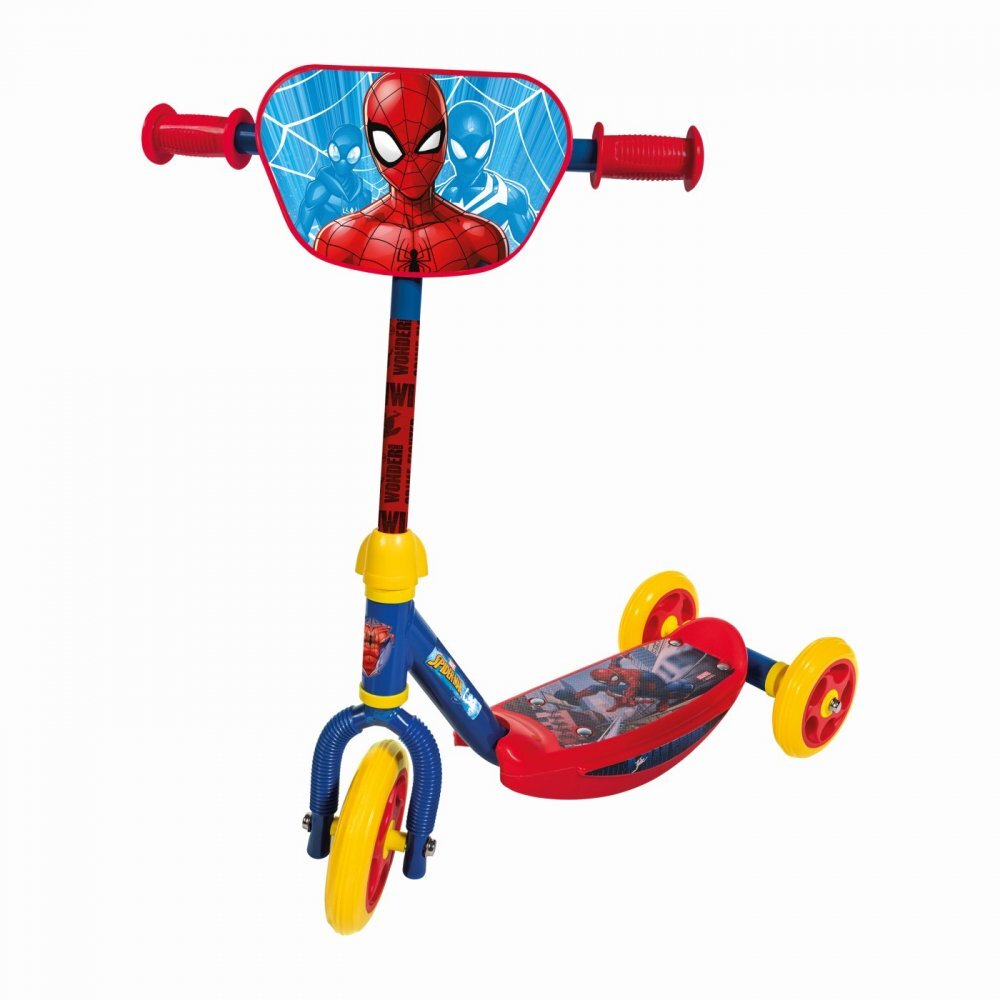 AS Trotineta cu 3 roti Spiderman ghidon reglabil greutate admisa 20 kg