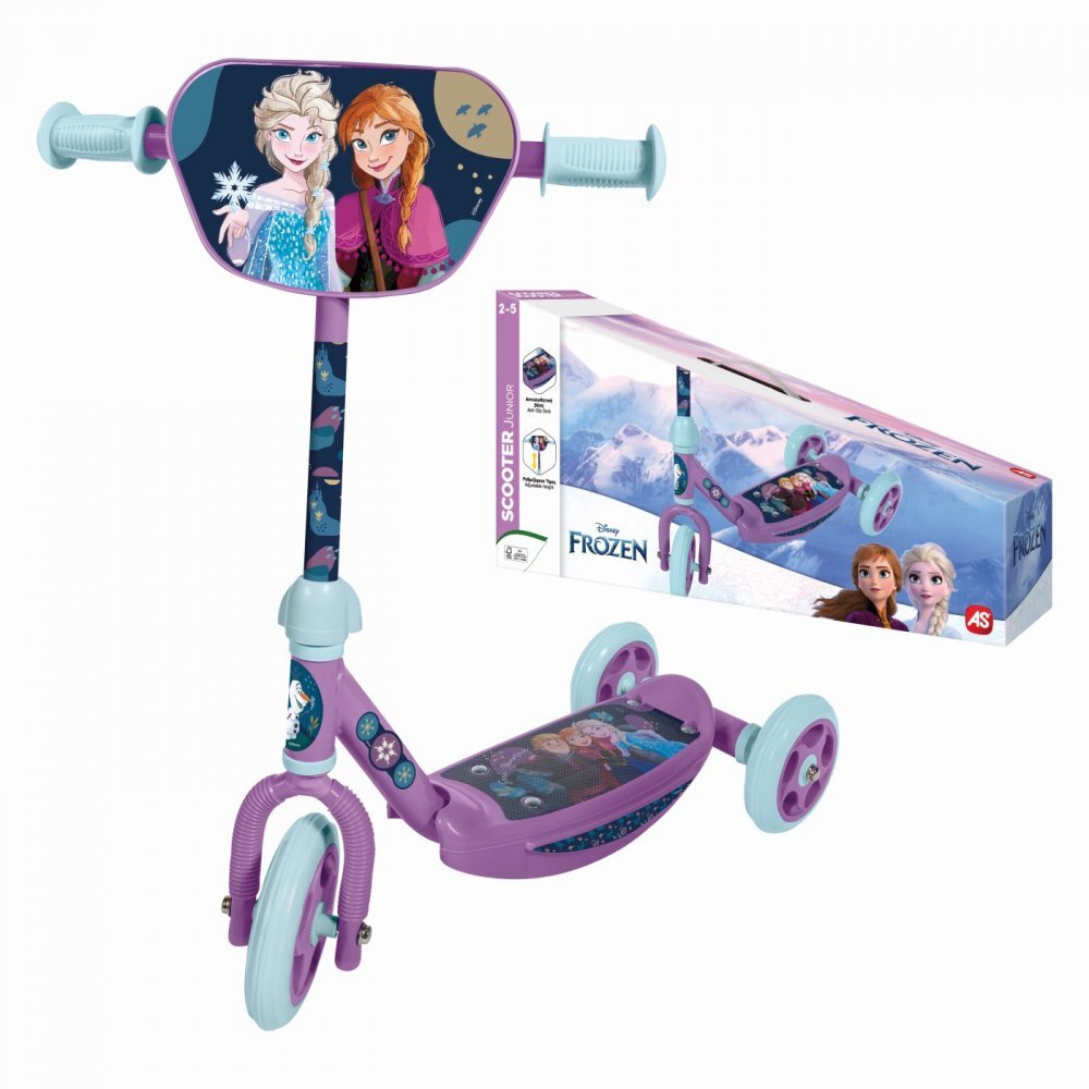 AS Trotineta pentru copii Frozen cu 3 roti varsta 2-5 ani greutate suportata 20 kg