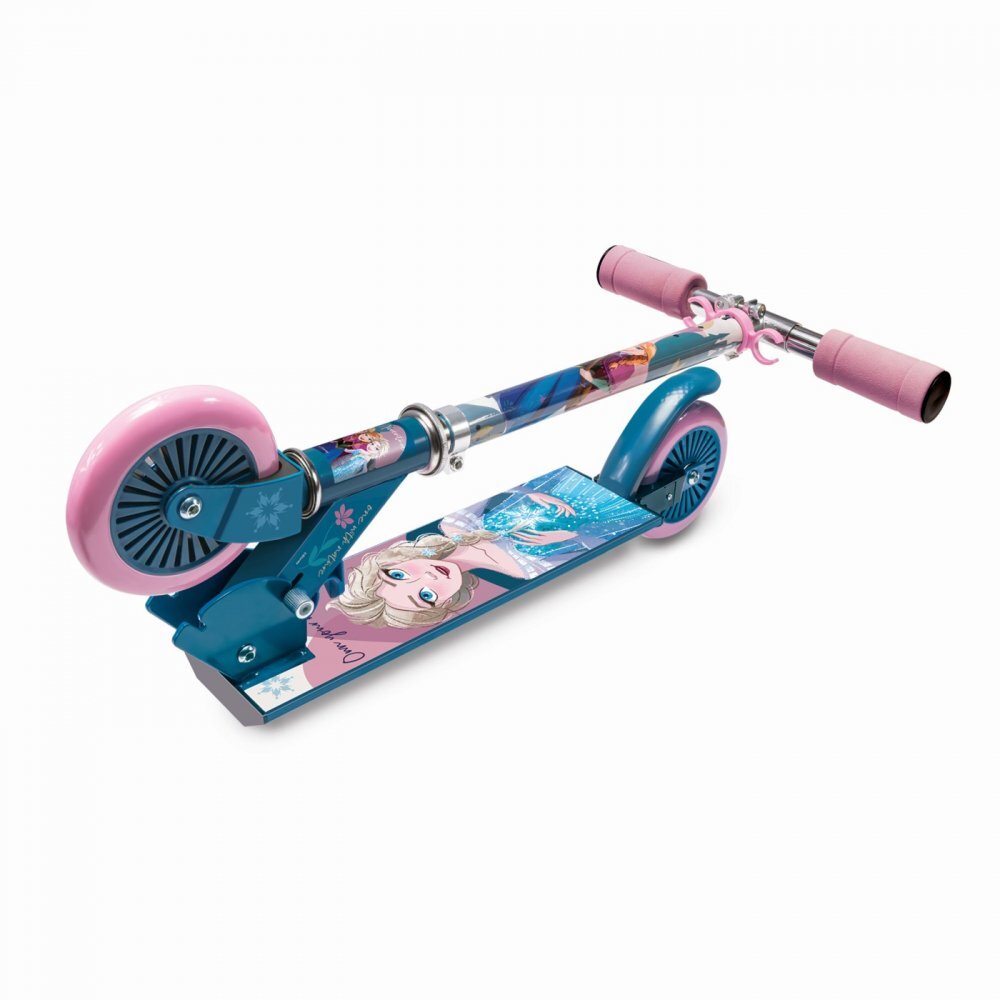 AS Trotineta pliabila cu 2 roti Frozen ghidon reglabil baza antiderapanta greutate admisa 50 kg